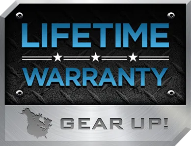 Lifetime warranty: Gear up!